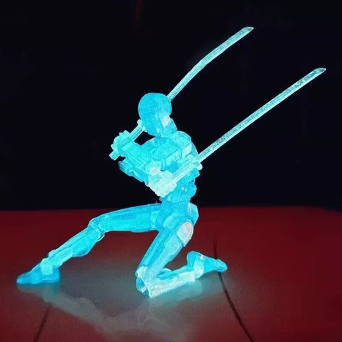Leuchtende 13 gelenkige bewegliche Actionfiguren Shapeshift Roboter 3D-gedruckte Schaufensterpuppe - Bild 18 von 37