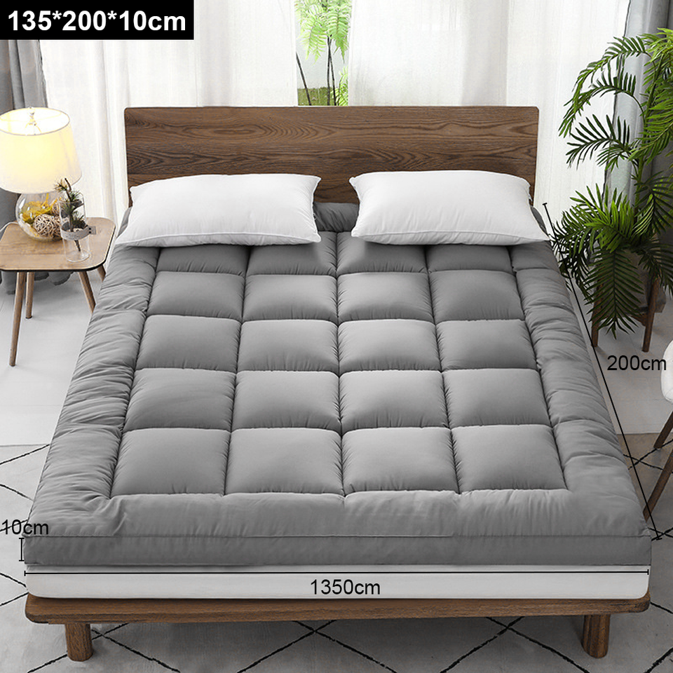 Hotel Quality Mattress Topper 10cm Deep Thick Single Double King Super