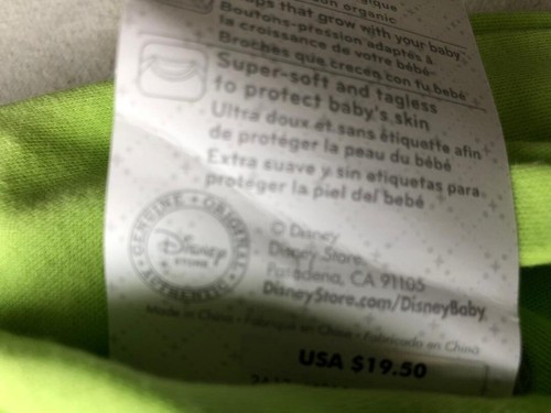 MIKE WAZOWSKI~BODYSUIT+HAT~Baby~Infant 0-2 yrs~Disney Store~Monsters University - Picture 4 of 8