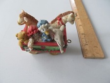 1996 Cherished Teddies TOY CAR Figurine 219096 Rolling Along With Friends EX