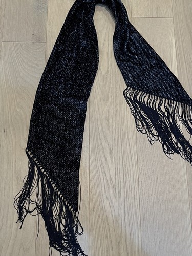 $598 Brand New John Varvatos Collection Crushed Velvet Scarf - Picture 7 of 11