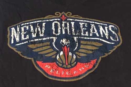 New Orleans Pelicans camicia scollo V donna blu medio NBA NUOVA CON ETICHETTE - Foto 2 di 8