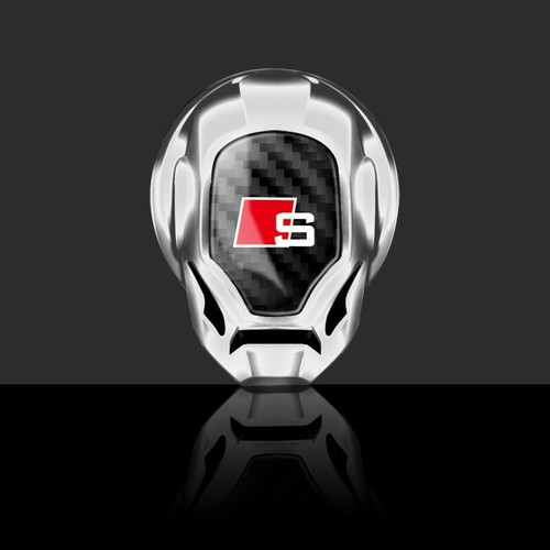 1 Pcs Zink Alloy Engine Ignition Push Start Button Cover S Line logo For Audi - Picture 11 of 15