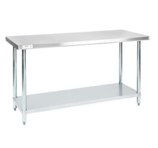 24" x 60" Stainless Steel Work Prep Table Shelf Commercial Restaurant NSF 