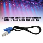 Cavo 3 28 Piedi Cavo Prolunga Alimentazione Palco Per Fari Testa Mobile Fascio.