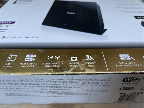 Netgear AC1450 Smart WiFi Router 802.11ac Dual Band Gigabit - New SEALED - Picture 5 of 5
