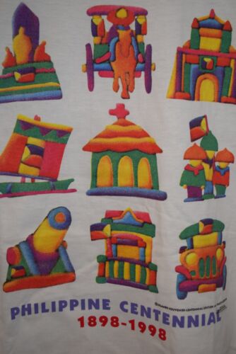 Philippines vtg 1998 90s Deadstock Tourist t shirt Men's XL - Picture 3 of 8