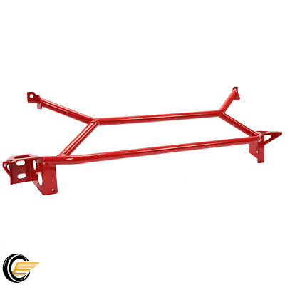 #ad #ad For 03 05 06 Mitsubishi Lancer EVO 7 8 9 Front Power Brace Radiator Support RED $67.38