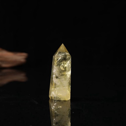 Raw Natural Citrine Quartz Crystal Point Wand Chakra Healing Stone Obelisk Tower - Picture 26 of 43