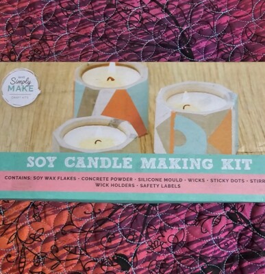 Soy Candle Making Kit by Docrafts Simply Make Craft Kits NEW
