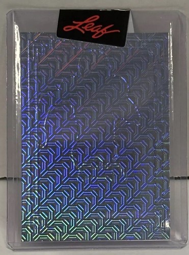 2024 Leaf Metal Football 1/1 Pre-Production DJ Giddens Red Mojo Rookie RC - Bild 4 von 4