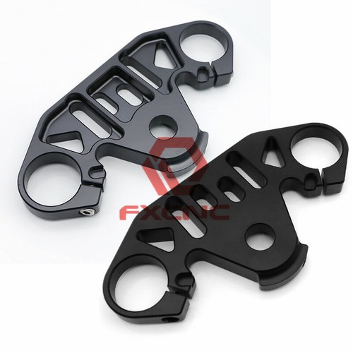 CNC FRONT TOP UPPER TRIPLE TREE CLAMP FORKS FORK For CBR650 2018-2020 GRAY - Picture 2 of 12