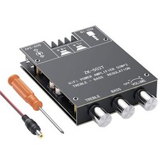 ZK-502T Bluetooth Amplifier Board with Treble and Bass Control 2.0 Channel TP...