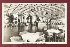 Old Photo Postcard  RUFFLES HOTEL SINGAPORE FINEST BALLROOM IN THE EAST #36075