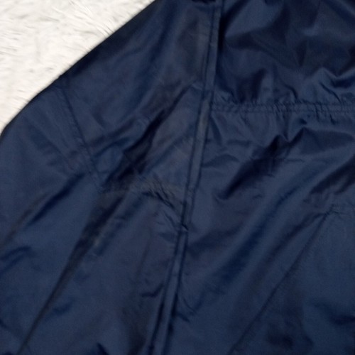 Chaqueta de Colección Jerzees Para Hombre Azul L Rompevientos Bolsillos Logo Atlético Gorpcore - Imagen 11 de 12