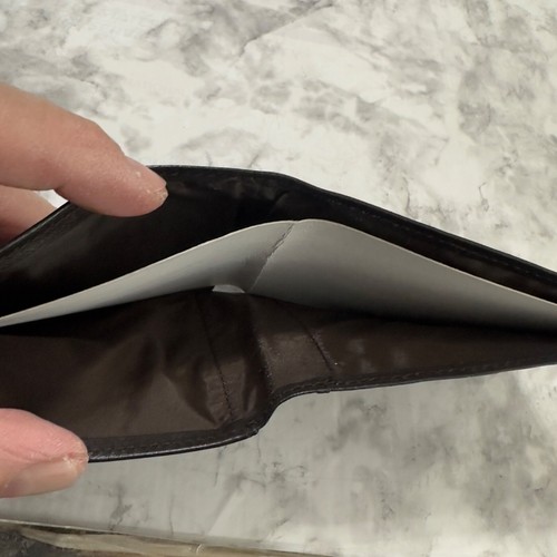 Calvin Klein Wallet Mens Black Leather Billfold Credit Card ID Case - Picture 7 of 9