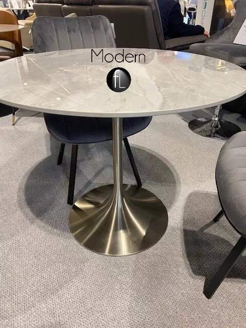 Aero round dining sale table