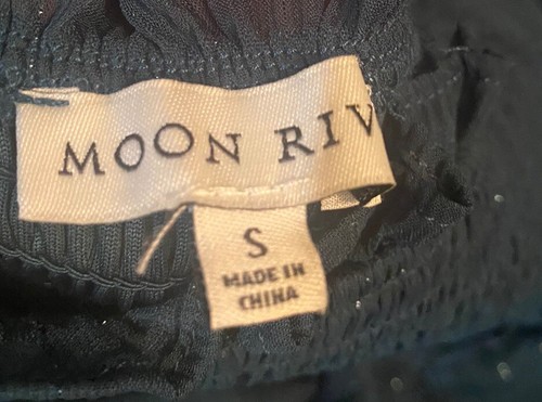 Neu ohne Etikett Anthropologie Moon River gesmoktes Stufenkleid mit eckigem Ausschnitt grün GRÖSSE S - Bild 4 von 5