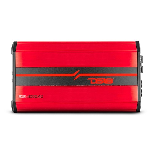 DS18 Car Audio Full Range 4 Channel 4000 Watt Amplifier Class D Red SXE-4000.4D - Picture 2 of 8