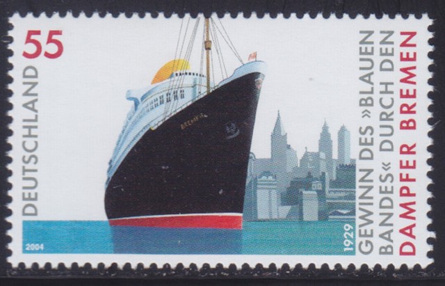 Bundesrepublik 2412 ** Bremen Gewinn des blauen Bandes postfrisch Bundesrepublik 2412 ** Bremen Gewinn des blauen Bandes postfrisch