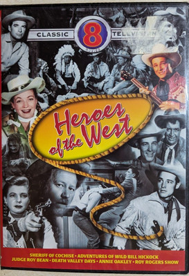 Heroes Of The West DVD 8 Classic Western Movies New Sealed Fast Shipping