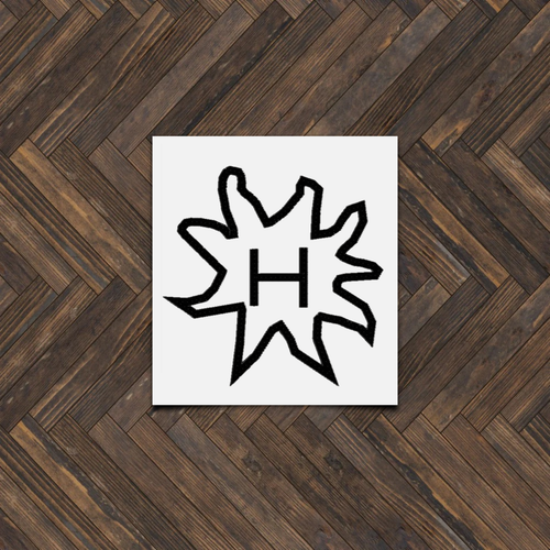 Haflinger Horse Brand Vinyl Decal - 第 1/4 張圖片