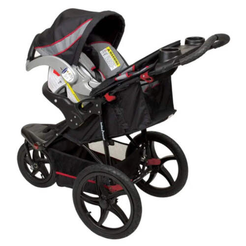 Baby Trend® Millennium Foldable Range Jogging Stroller with Adjustable Canopy - Picture 2 of 5