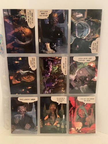 1993 Tales From The Crypt Master Set 1-110 Holograms H1-H3 Teknochrome - Picture 7 of 14