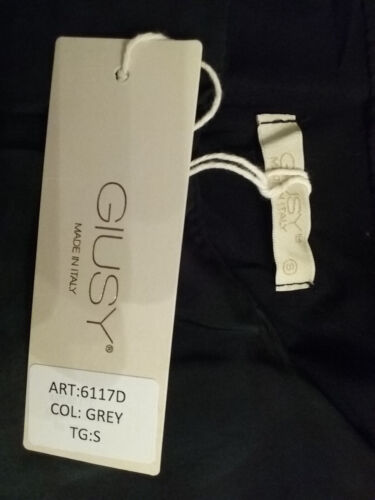 GIUSY silk blend top blouse, ombre, stretch lining, made Italy S, BNWT - Picture 12 of 14