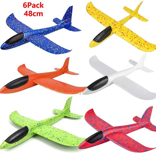 8PACK 18'' Foam Glider Planes Airplanes Hand Throwing toy Flight Mode Inertia Pl - Picture 37 of 45
