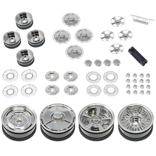 1/10 Low Rider Mod Wheels Set CHROME #RER14737