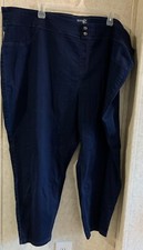 Terra & Sky Women's Jeans Jeggings Pull On New Skinny Plus Size 5X 32W 34W Blue