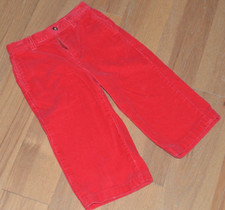 Vineyard Vines Boys Corduroy Pants 5 Cotton Red Cotton Waist Pockets Logo