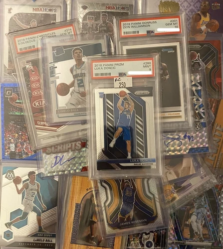 🔥NBA BASKETBALL 10 CARD REPACK LUKA DONCIC RC PSA ZION LAMELO ROOKIE CHASER🔥