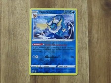 Pokémon TCG Vaporeon Vivid Voltage 030/185 Reverse Holo Rare NM