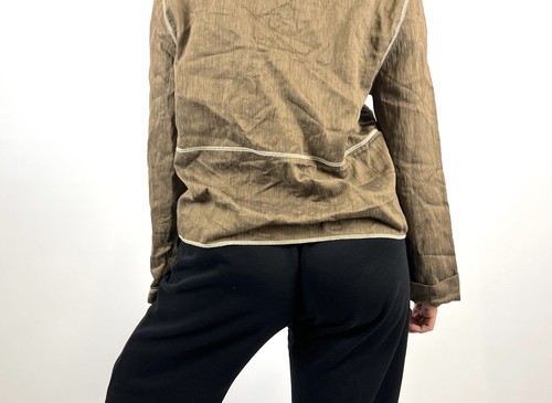 ANNETTE GORTZ Hanim brauner Lagenlook leichter Oversize Blazer Jacke Gr. 38 - Bild 8 von 11