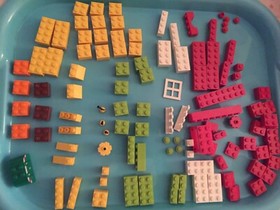 LEGO 6161 Building Set w/Storage Container 95% Complete Missing Instruction Book