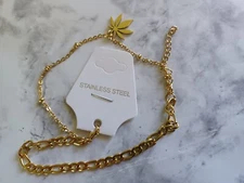 Marijuana Weed  Canibus Pot Anklet Nice Quality Ships With A Tracking Number