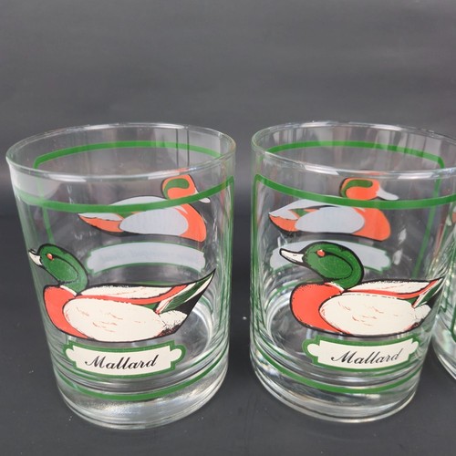 Vasos bajos de whisky Three Georges Briard pintail verde azulado pato - Imagen 4 de 11