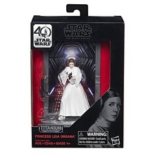 Star Wars 40th Anniversary Black Series Titanium Series Die-Cast Metal Figures