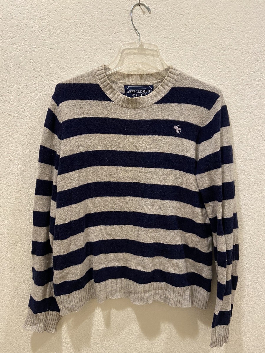 Abercrombie & Fitch Striped Sweater Mens Size Small AF Y2K