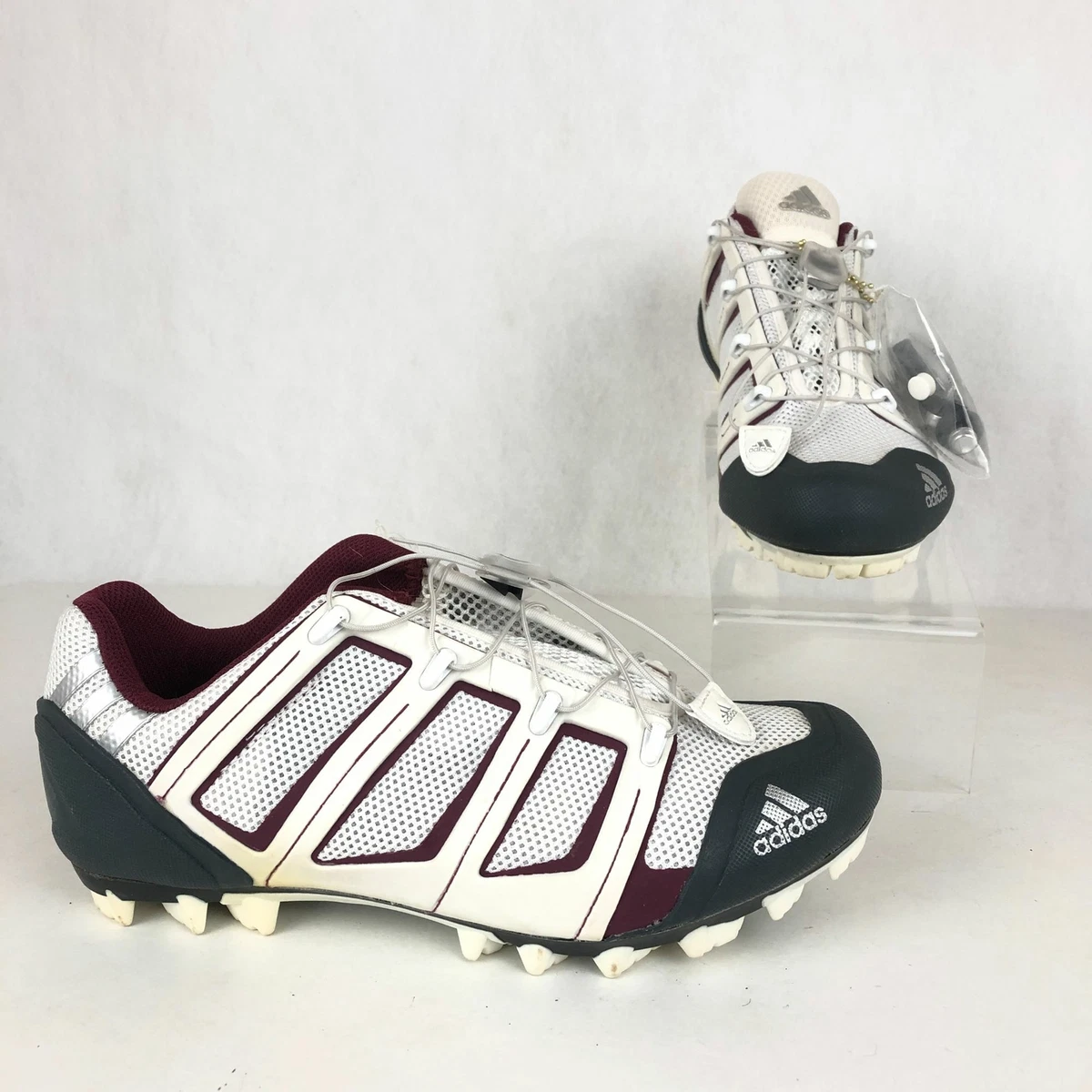 Adidas Women&#039;s Size 8 Climacool White Grey Burgundy Agion Cycling Shoes eBay