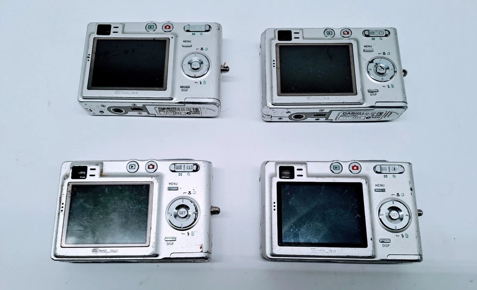 批量 4 件 卡西欧 EXILIM EX-Z50 & EX-Z40 银色相机 数码(零件) — 第 2/3 张图片