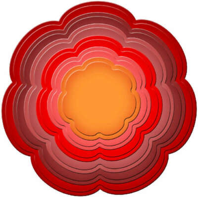 Spellbinders NESTABILITIES Blossom -- 6 Matrizen