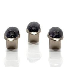 Handmade Blue Sunstone Gemstone Knob–Oval Cabinet & Drawer Pull | Elegant Handle