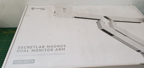 Secretlab Magnus Dual Monitor Arm Pure White M-MONARM2-WHT - Photo 2/24