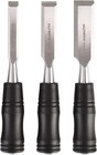 Olympia Tools Wood Chisels Set of 3 NEW 30-191-0796 Ergonomic