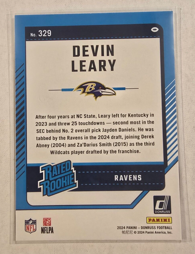 Fútbol americano Panini Donruss 2024 clasificación Rookies RC - #301-400 - Elige tus tarjetas - NFL - Imagen 59 de 195