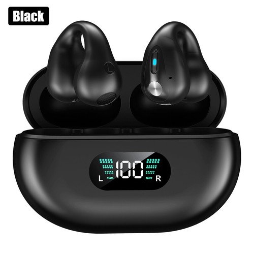 2023 Wireless Ear Clip Bone Conduction Headphones Bluetooth 5.3 Sport Waterproof - Bild 13 von 20