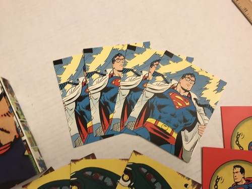 DC Comics 19 Superman Blank Card Set from 1999 - Open Box  - Picture 6 of 9